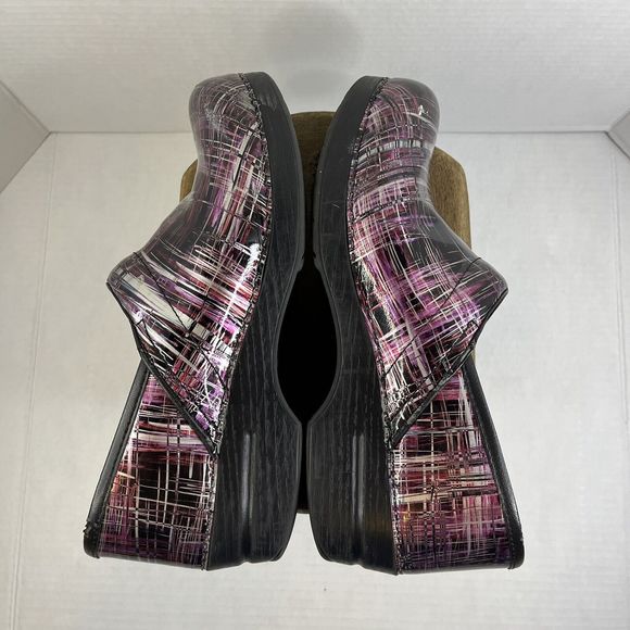 Women's Dansko Clogs - Comfortable Professional Shoes - Used 10.5-11 purple - Picture 8 of 13